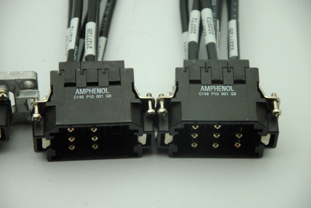 AMPHENOL C146-P10-001-G8 9-Pin Male Connectors 8AWG 8 guage Lot of 3