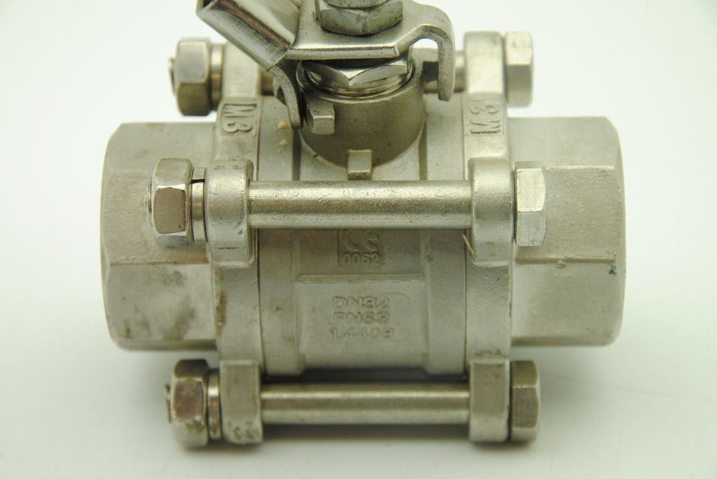 NELES JAMESBURY DN32 PN63 1.4408 1-1/2 IN NPT Stainless Steel SS Ball Valve