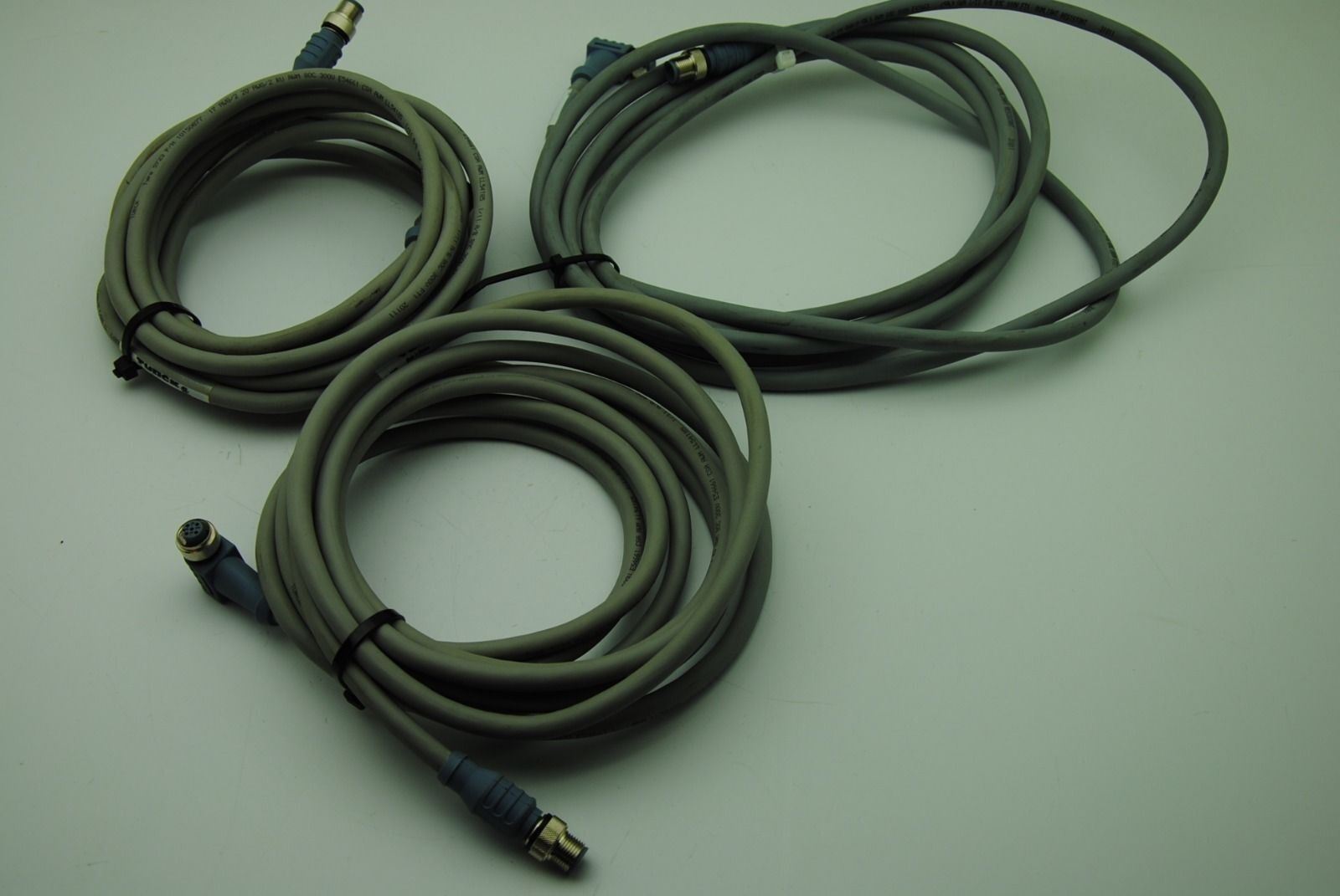 TURCK RSC WKC 5723-4M, 5-Pole M/F Cordset, Lot of 4