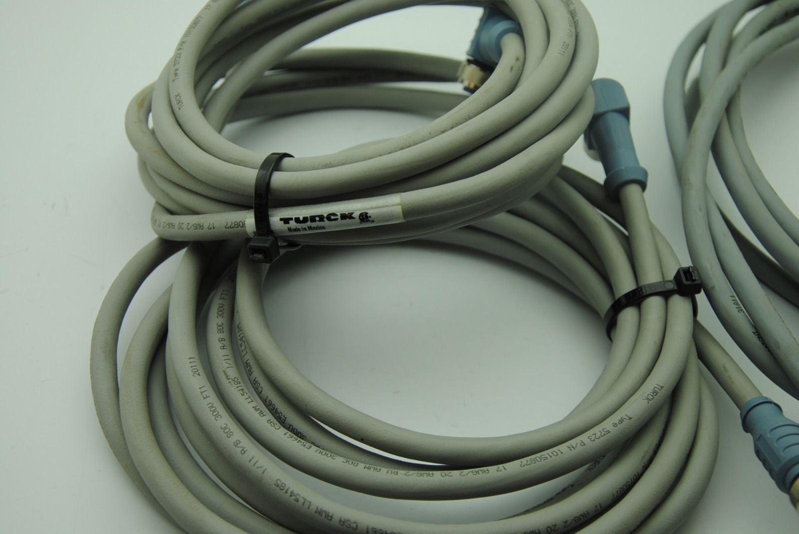 TURCK RSC WKC 5723-4M, 5-Pole M/F Cordset, Lot of 4