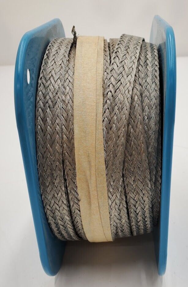 BELDEN 5037 240 x #30 Braided Tinned Copper 100 ft 6 AWG Approx. Dim. 3/32"x1/2"