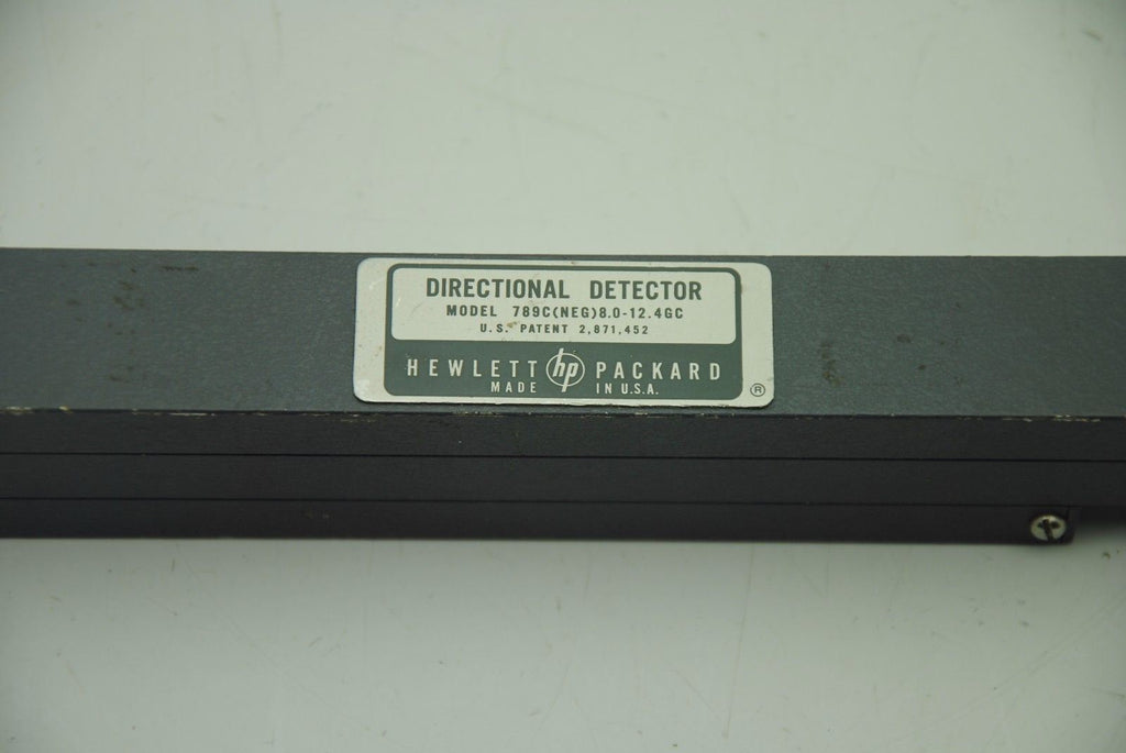 HP 789C (NEG), 8.0-12.4GC, Directional Detector