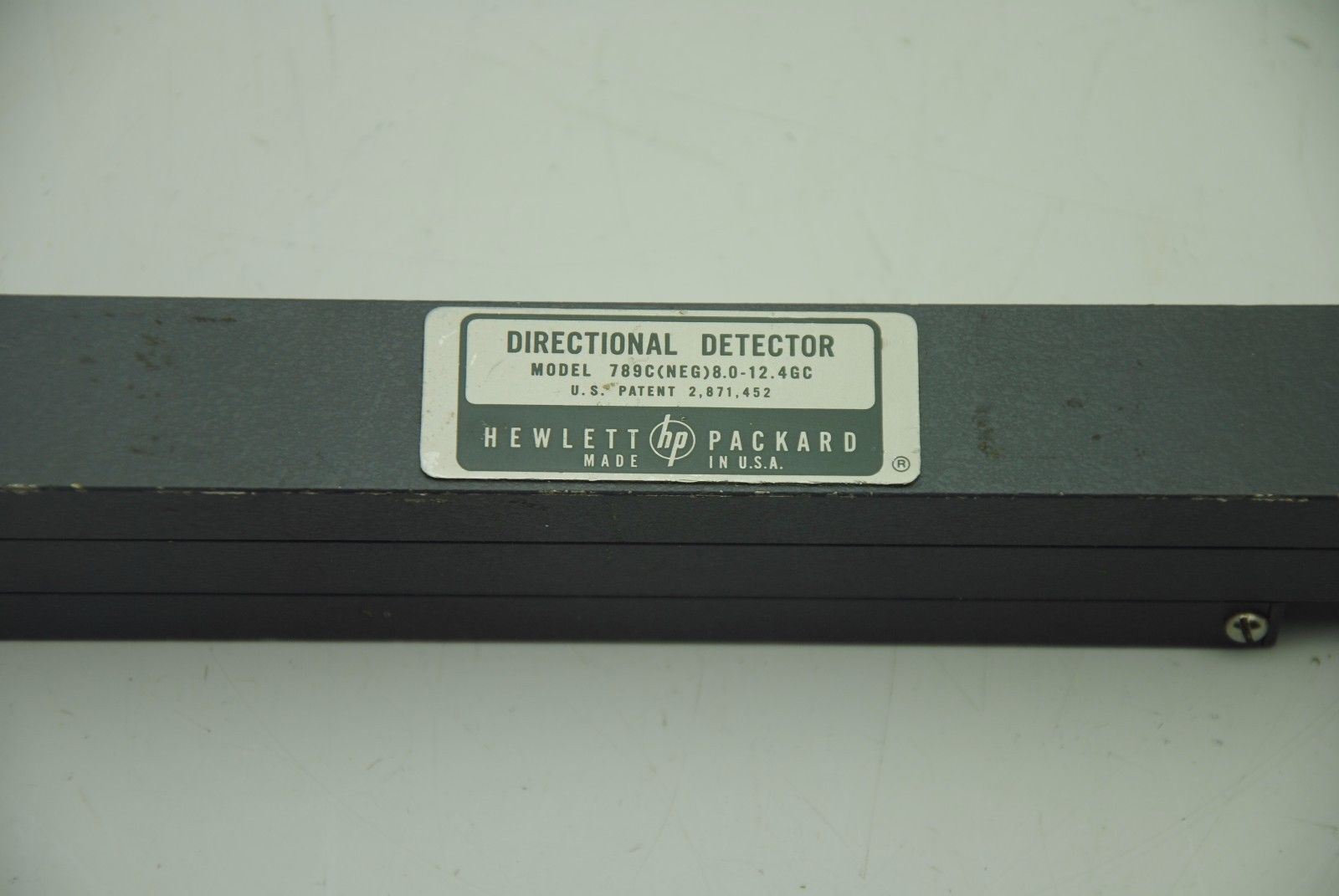 HP 789C (NEG), 8.0-12.4GC, Directional Detector