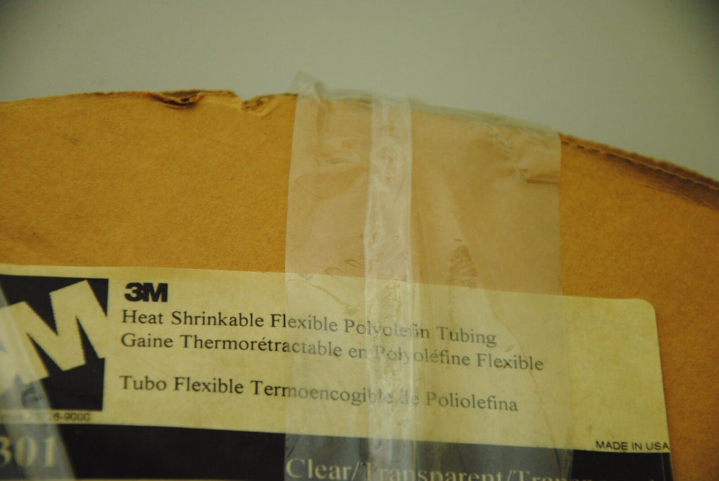 3M Heat Shrinkable Flexible Polyolefin Tubing 3/4" x 200 ft