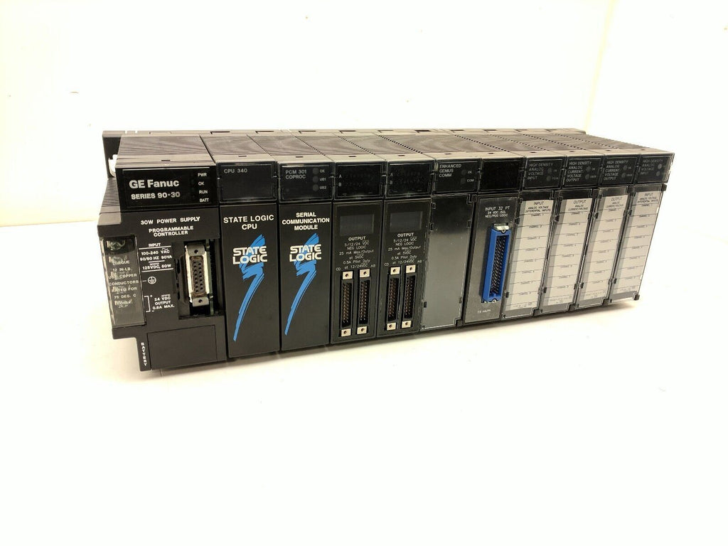 GE Fanuc 90-30 CPU349 CSE340 PCM301 ALG222 ALG392 MDL653 MDL752 PLC Mainframe