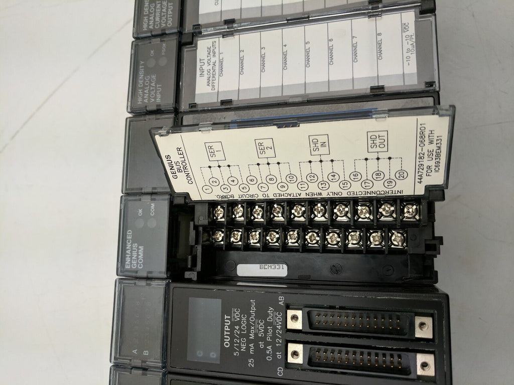 GE Fanuc 90-30 CPU349 CSE340 PCM301 ALG222 ALG392 MDL653 MDL752 PLC Mainframe