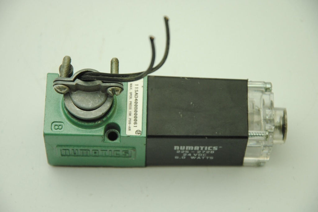 Numatics 11SAD400B000061 225-272B Solenoid Valve 24VDC 6W 150PSI
