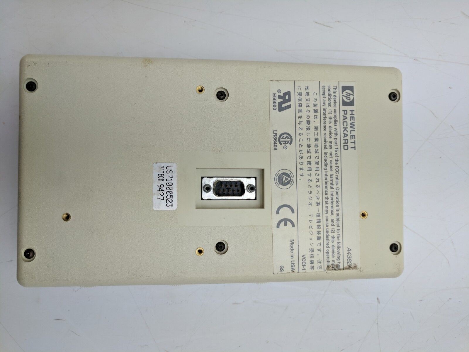 Vintage Hewlett Packard A4362A 8x 8 Dial Knob Box Computer Interface Controller