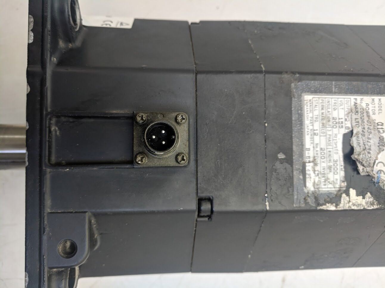 Fanuc A06B-0143-B175#7008 servo motor 2.8KW 3000RPM 155V