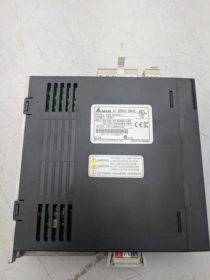 Delta AC Servo Drive ASD-A2-0121-L 100W 220V 1PH Input 110V 0-250Hz Output