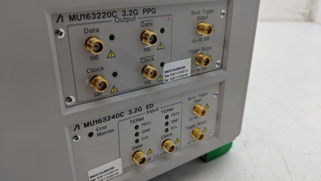 Anritsu MP1632C Digital Data Analyzer 3.2 Gb/s BERT MU163220C MU163240C Op 01 03