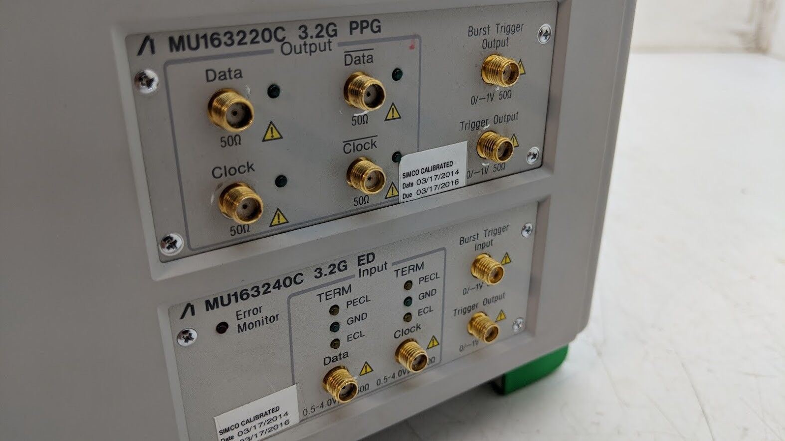Anritsu MP1632C Digital Data Analyzer 3.2 Gb/s BERT MU163220C MU163240C Op 01 03