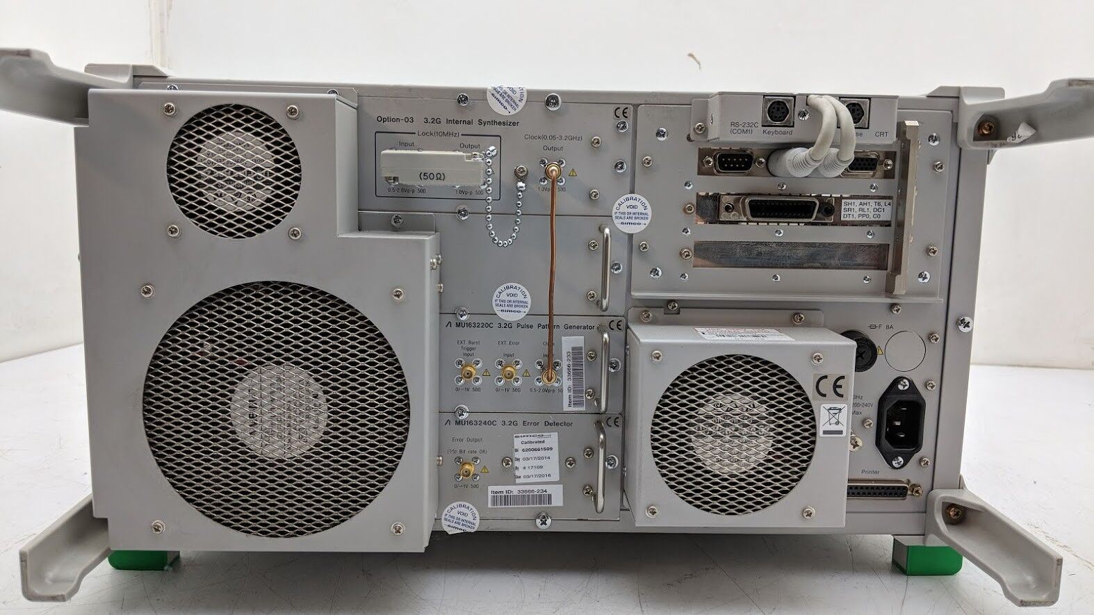 Anritsu MP1632C Digital Data Analyzer 3.2 Gb/s BERT MU163220C MU163240C Op 01 03