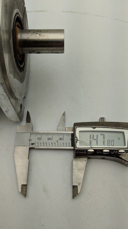 Torque Systems PM Servo Motor CMC T1102M0100 .75" shaft Unit A