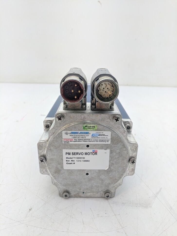 Torque Systems PM Servo Motor CMC T1102M0100 .75" shaft Unit A