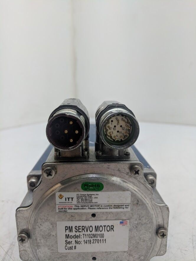 Torque Systems PM Servo Motor CMC T1102M0100 .75" shaft Unit C