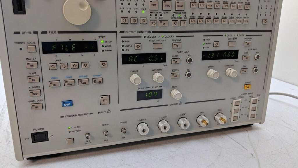 Advantest D3186 Pulse Pattern Generator Error Detector Option 70 FRAME