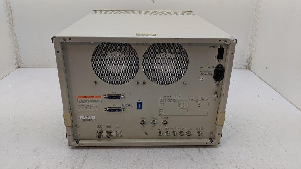 Advantest D3186 Pulse Pattern Generator Error Detector Option 70 FRAME