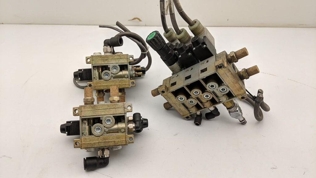 3x Numatics Pnumatic Manifold Block 5 Port 2-3 Position Solenoid 031SS4154 24VDC