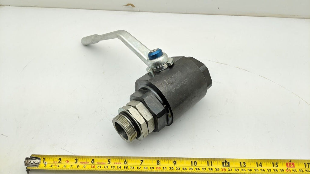 Parker BVAH24SSS1N Manual Operation Hydraulic Ball Valve SAE #24 1.5" 6000PSI