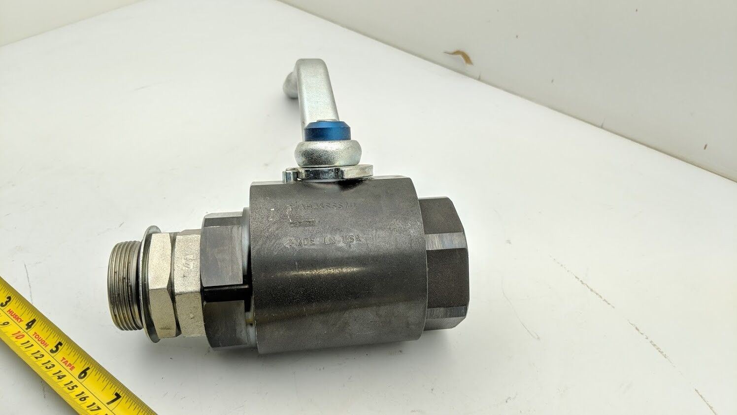 Parker BVAH24SSS1N Manual Operation Hydraulic Ball Valve SAE #24 1.5" 6000PSI