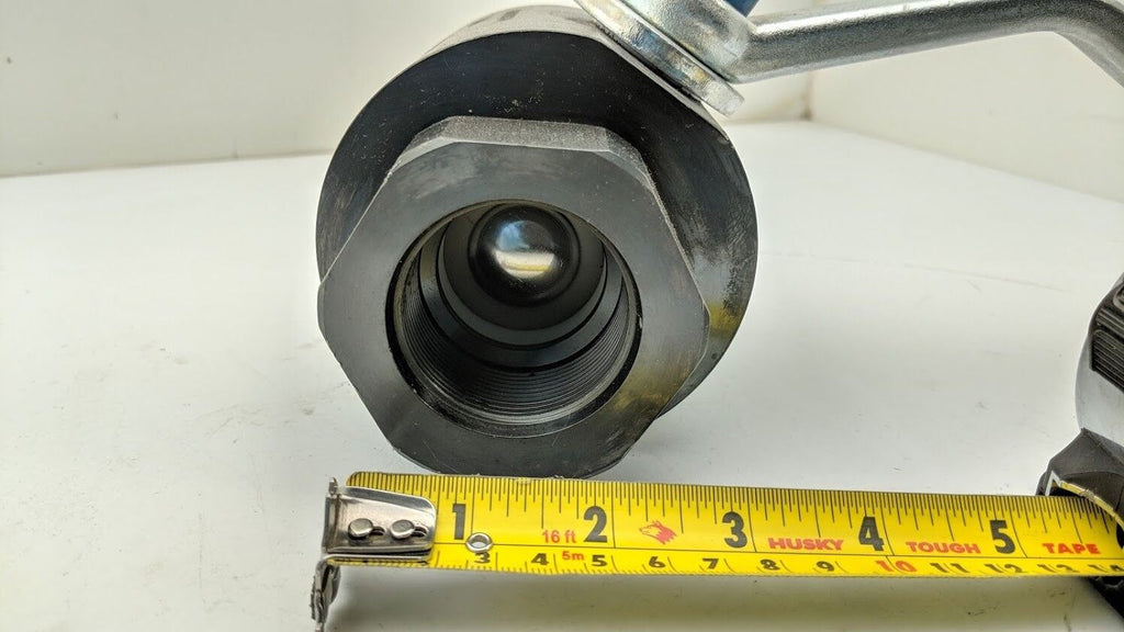 Parker BVAH24SSS1N Manual Operation Hydraulic Ball Valve SAE #24 1.5" 6000PSI