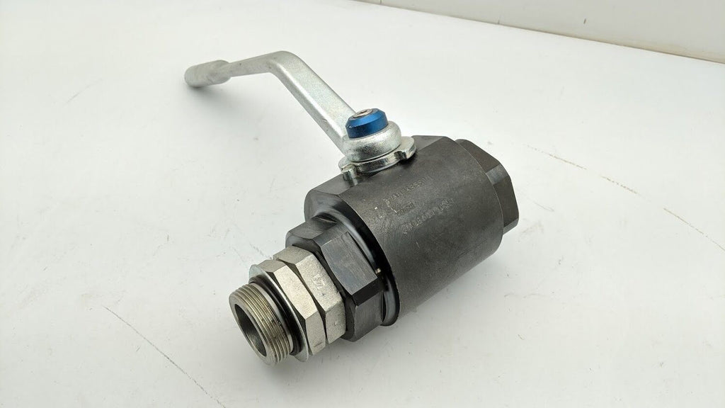 Parker BVAH24SSS1N Manual Operation Hydraulic Ball Valve SAE #24 1.5" 6000PSI