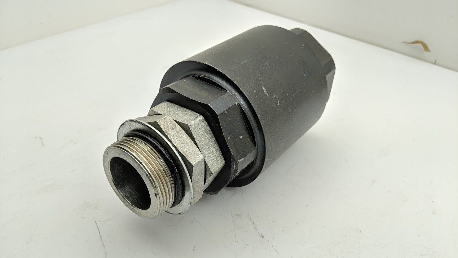 Parker BVAH24SSS1N Manual No Handle Hydraulic Ball Valve SAE #24 1.5" 6000PSI