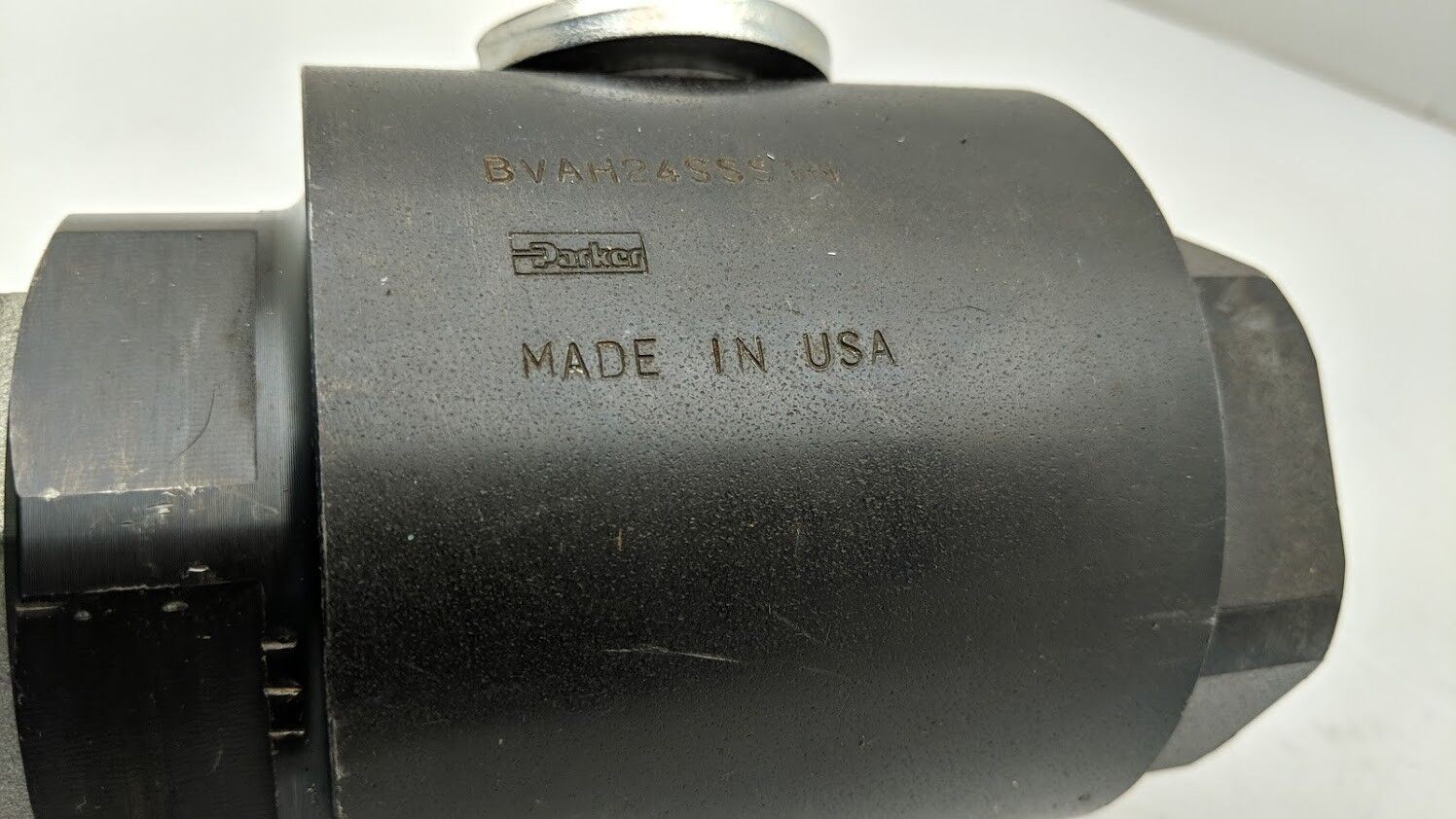 Parker BVAH24SSS1N Manual No Handle Hydraulic Ball Valve SAE #24 1.5" 6000PSI