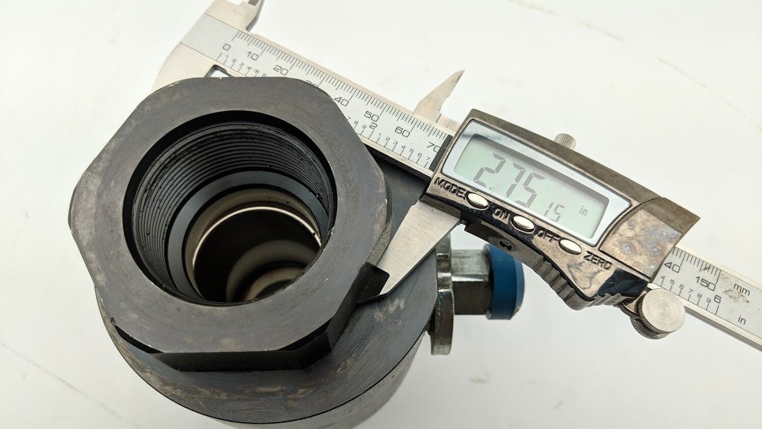 Parker BVAH24SSS1N Manual No Handle Hydraulic Ball Valve SAE #24 1.5" 6000PSI