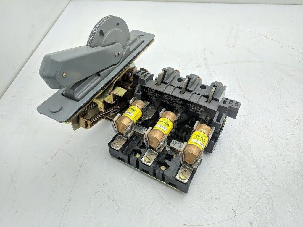 Allen Bradley 1494F-NFL60 Fuseable Disconnect with X-402028 3x LPJ-50SP Fuses