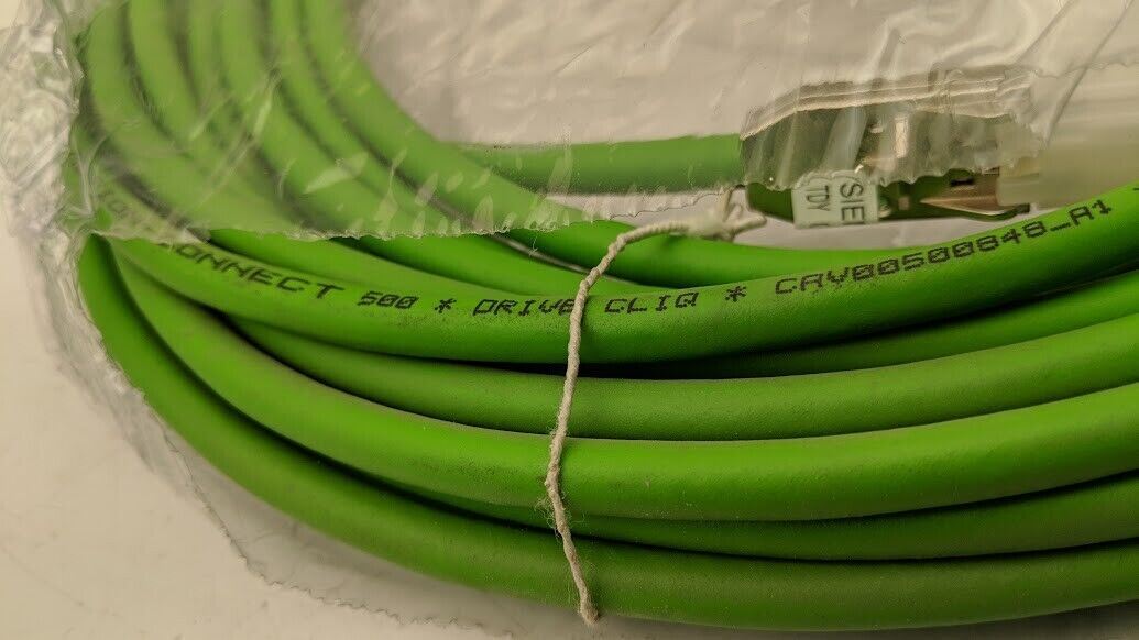Siemens 1P 6FX5002-2DC10-1BC0 Signal Cable Sinamics Drive Cliq Connector NEW 12m