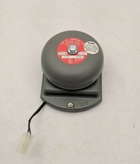 WL Jenkins 4.5" Supering 1006 240VAC .05A Solenoid Siren Alarm Bell Gong Signal