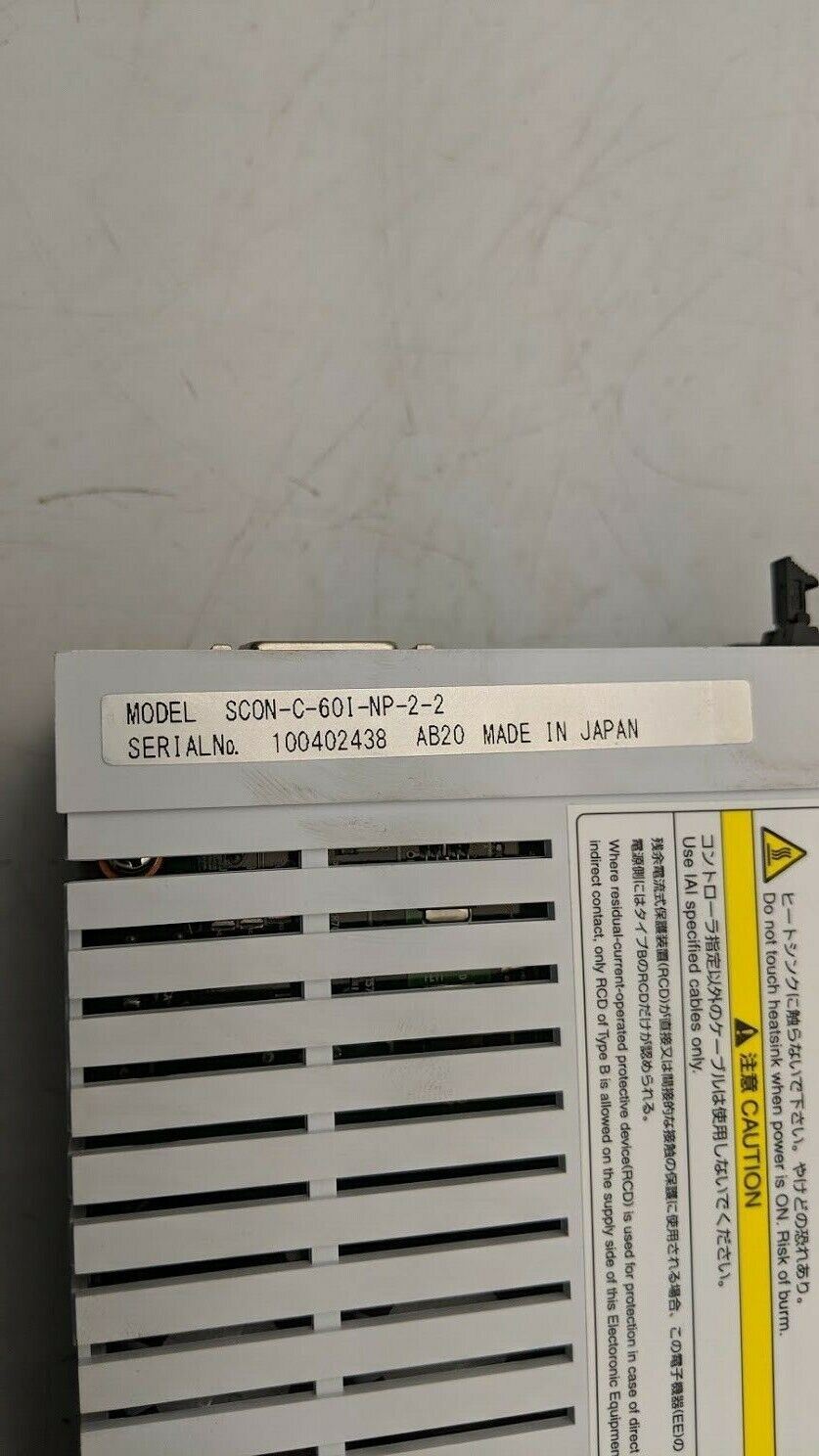 IAI Servo Motor Drive SCON-C-60I-NP-2-2 230VAC input 1PH, 0-230VAC Ouput 3PH