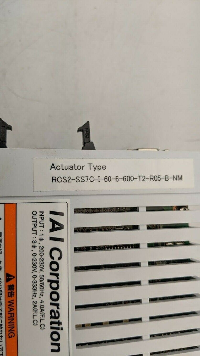 IAI Servo Motor Drive SCON-C-60I-NP-2-2 230VAC input 1PH, 0-230VAC Ouput 3PH