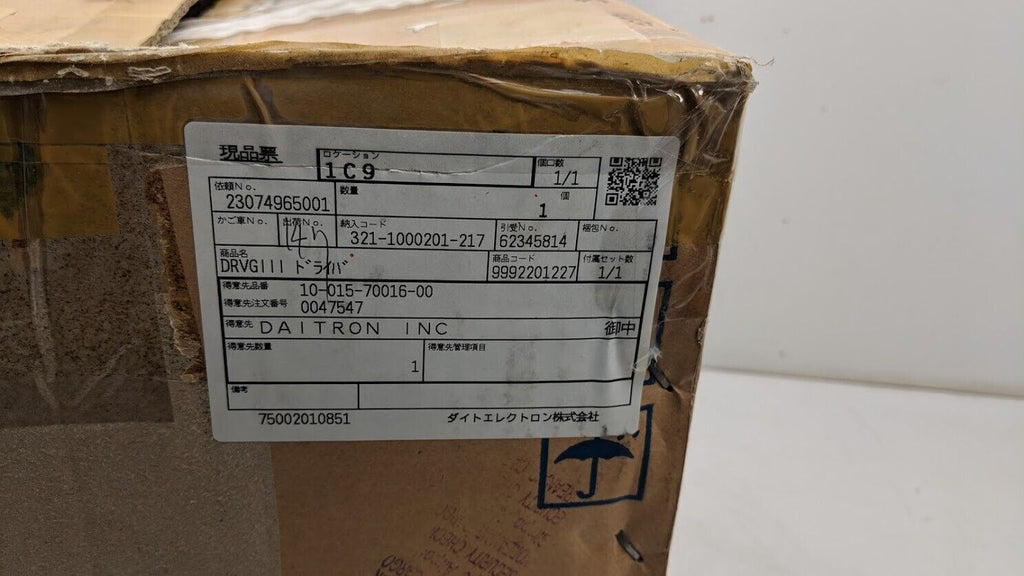 Yokogawa Servo Motor Drive US1BG3-015N-1KC-2SA-N/CN 230V 1PH Input 230V 3PH Out