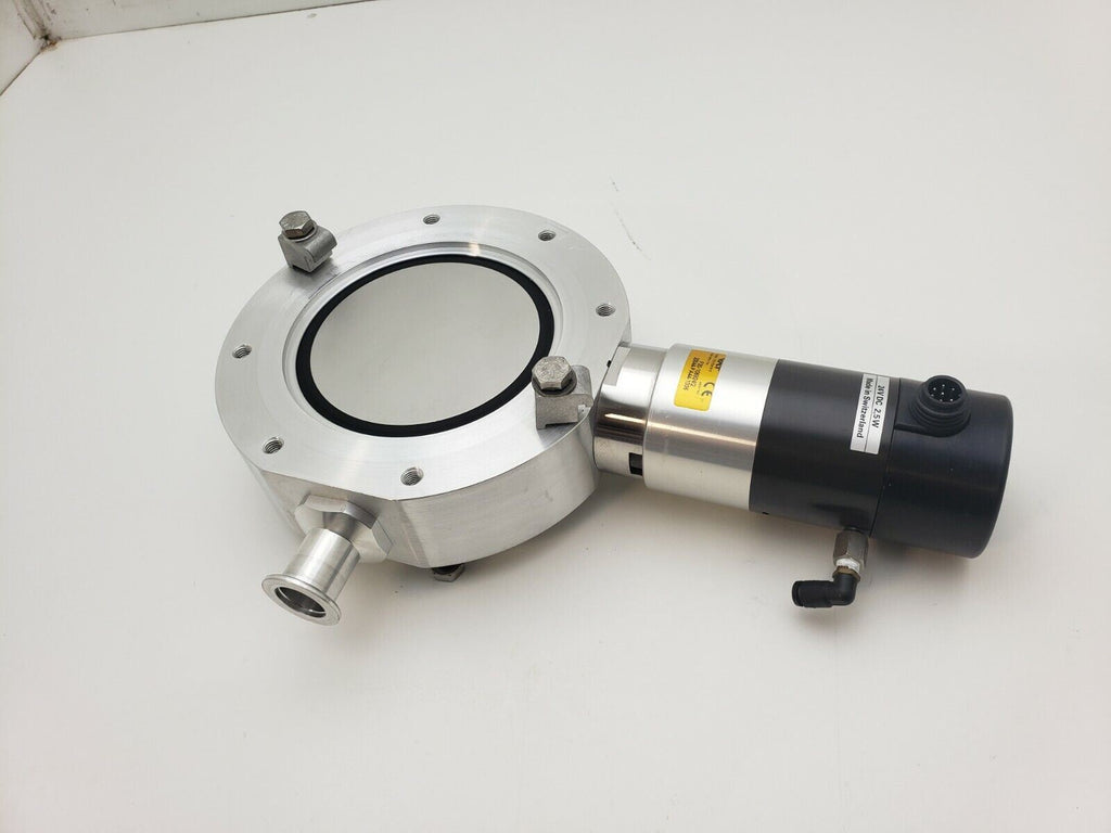 VAT F20-106924/2 6" Pneumatic Air Butterfly Valve 1.5" Vent Port 24VDC