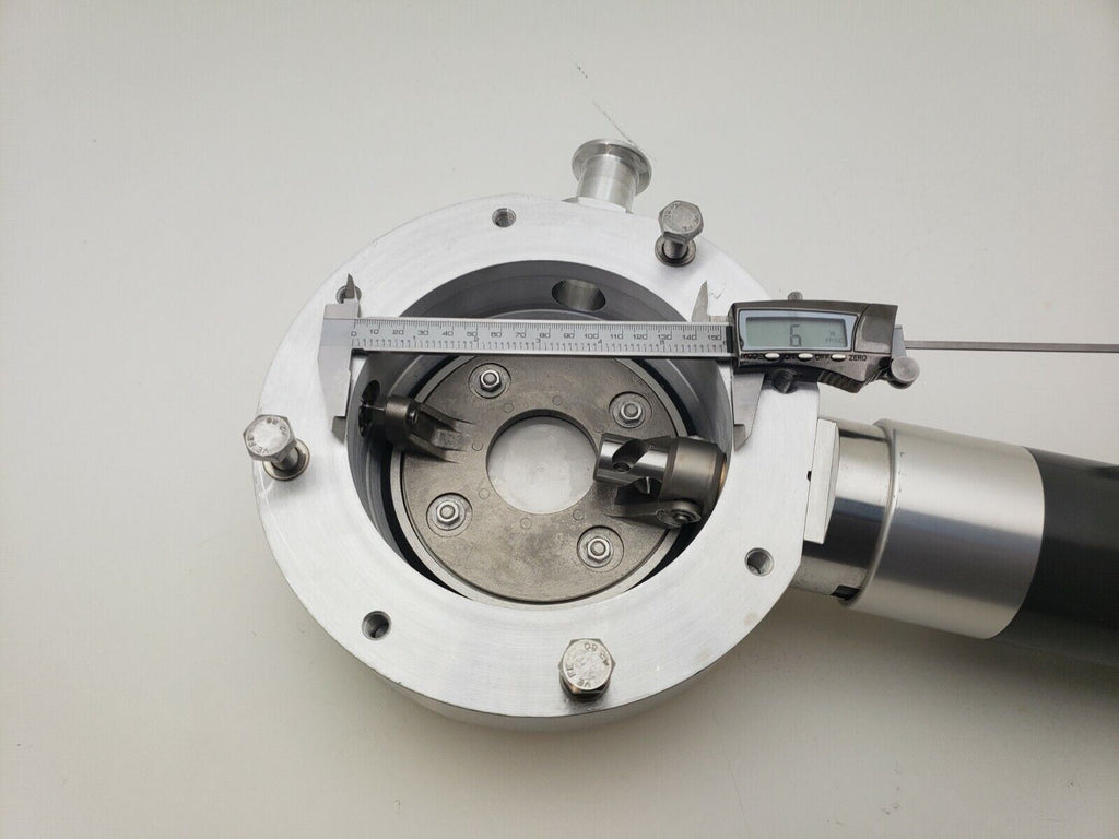 VAT F20-106924/2 6" Pneumatic Air Butterfly Valve 1.5" Vent Port 24VDC