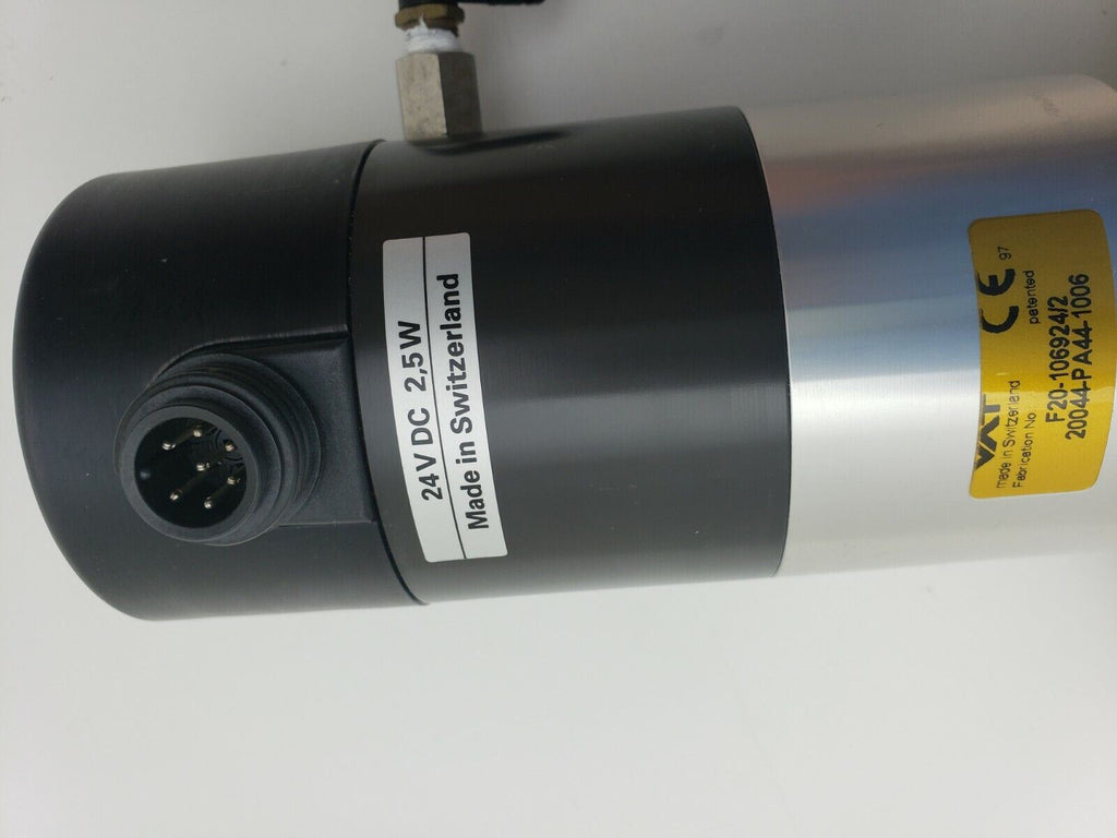 VAT F20-106924/2 6" Pneumatic Air Butterfly Valve 1.5" Vent Port 24VDC