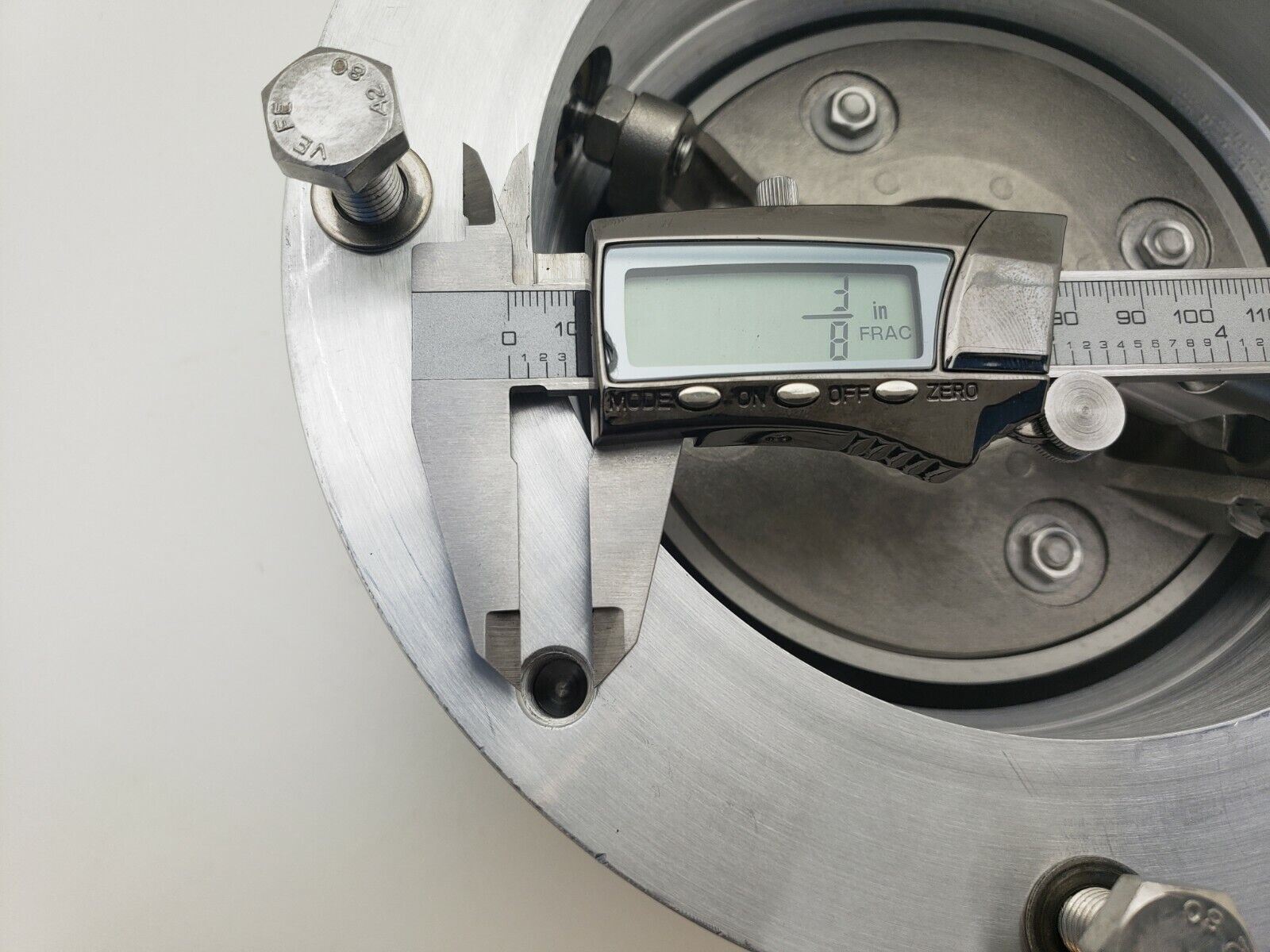 VAT F20-106924/2 6" Pneumatic Air Butterfly Valve 1.5" Vent Port 24VDC