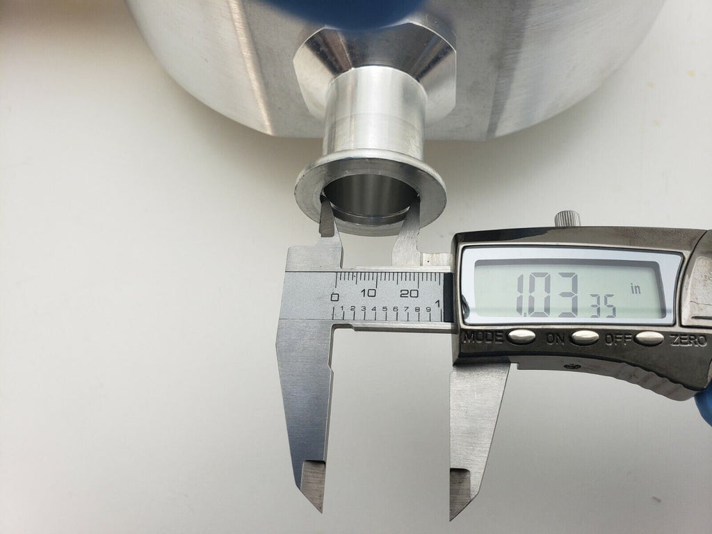 VAT F20-106924/2 6" Pneumatic Air Butterfly Valve 1.5" Vent Port 24VDC