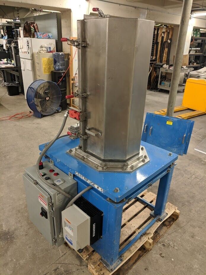 Sanborn Vertical Casting Centrifuge For Iridium Oxide Casting Free Freight