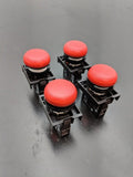 4x Eaton Industrial Machine Red LED Panel Light M22-LED 12-30VAC 5-14mA 22mm