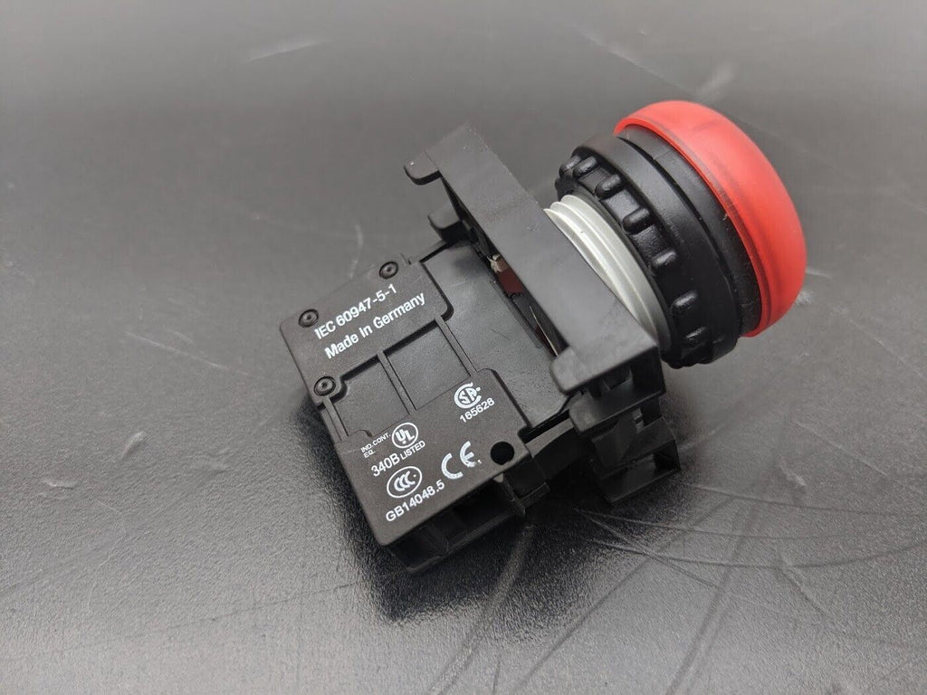 4x Eaton Industrial Machine Red LED Panel Light M22-LED 12-30VAC 5-14mA 22mm