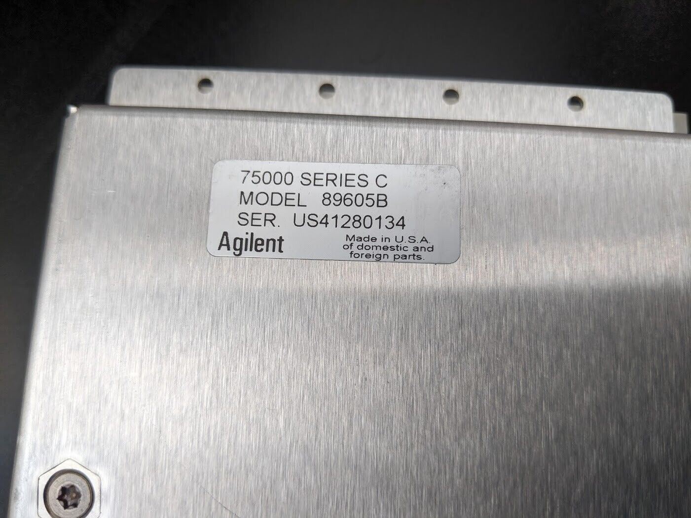 HP Agilent 89605B Input/Calibration Vector Signal Module 75000 Series C VXI #2