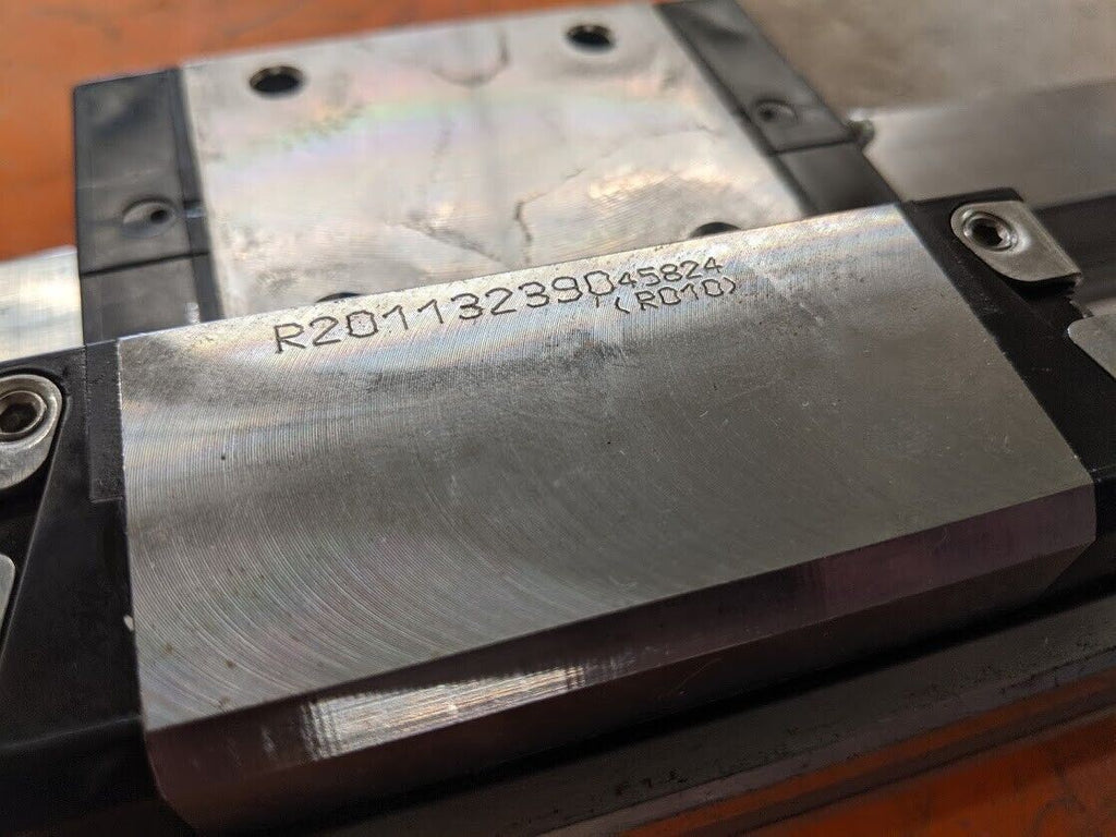 Rexroth Linear Guides Caged Bearing LM 2 Rails 91'' 4 Blocks R1605 30 R2011 SNS