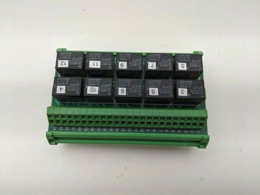 Phoenix Contact CBW SP1 Relay Module 5605118 557358 Omron G5LE-14 10x 24VDC