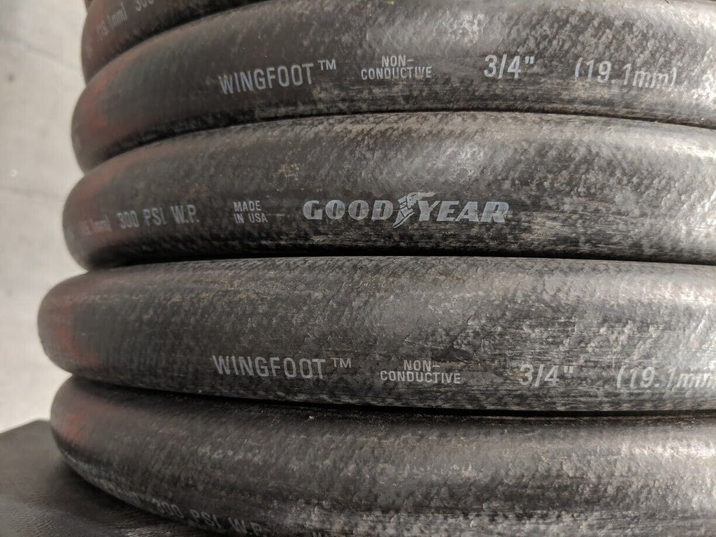 Goodyear Wingfoot Non-Conductive 3/4" 300 PSI Black Hose 07-130 Sold by the Foot