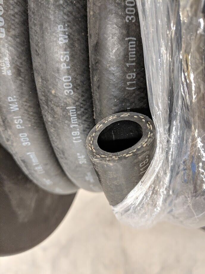 Goodyear Wingfoot Non-Conductive 3/4" 300 PSI Black Hose 07-130 Sold by the Foot