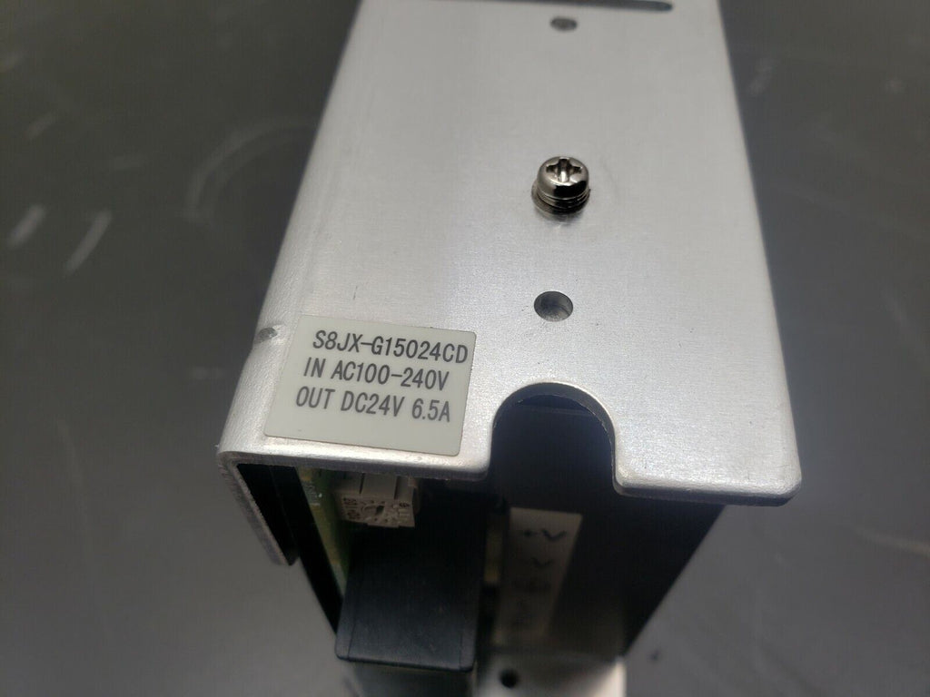 Omron Power Supply S8JX-G15024CD Din-Mounted 150 Watts 6.5A 24V Out 100-240V In
